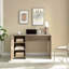 Bureau à domicile Bureau en noisette à une armoire avec trois tablettes