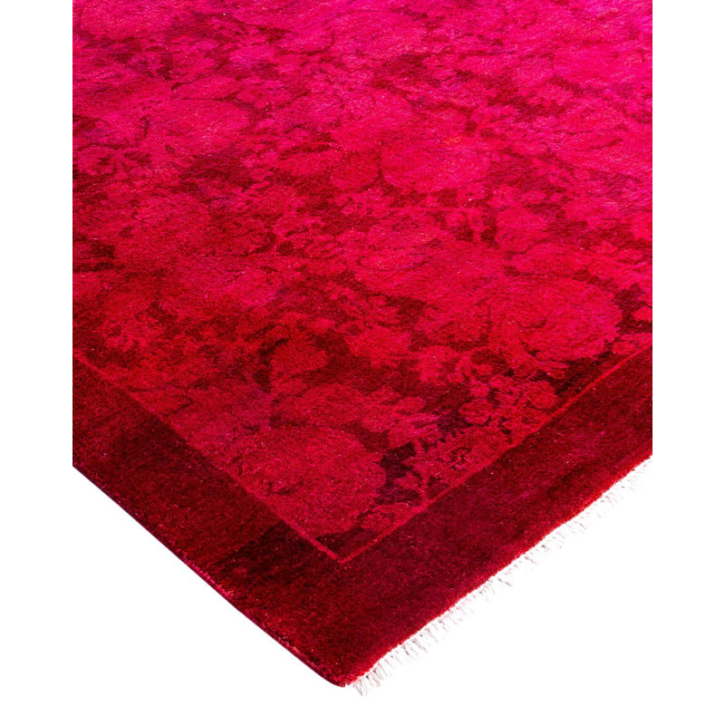 Overyed One-of-a-Kind Rectangle 4'2" X 6'1" Hand Knotted Area Rug