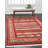 Frederica Geometric Deep Red Area Rug-40282783