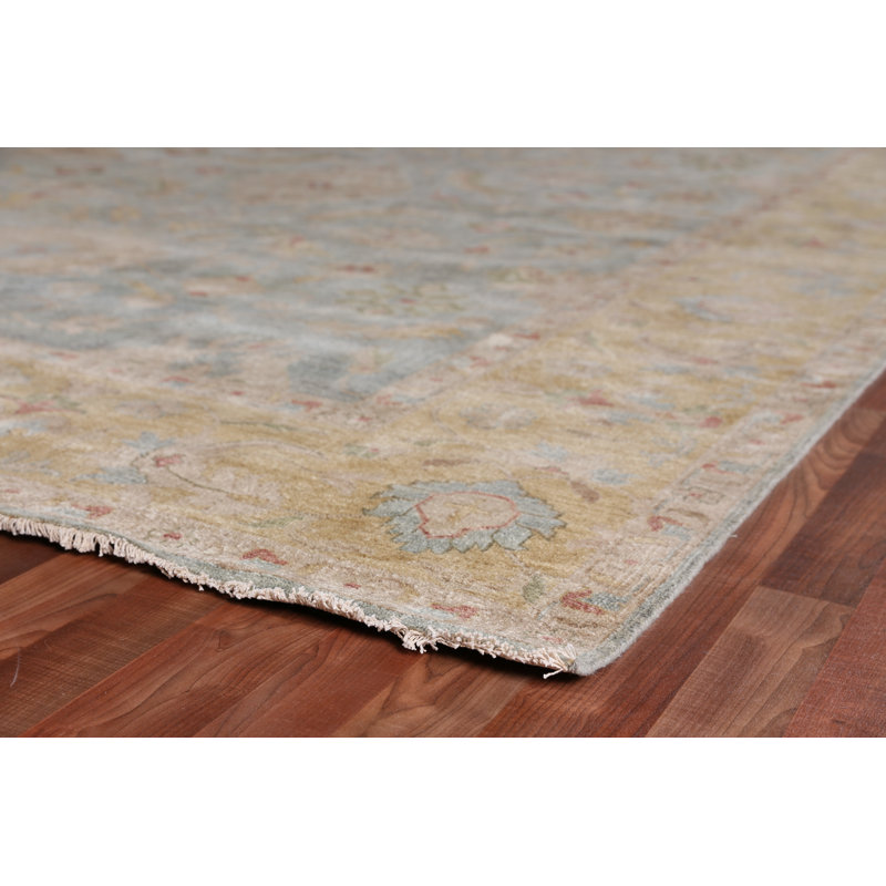 Antique Weave Oushak Wool Oriental Area Rug, Rectangle 9' x 12'