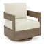 Fauteuil oscillant pivotant avec coussin Alesana