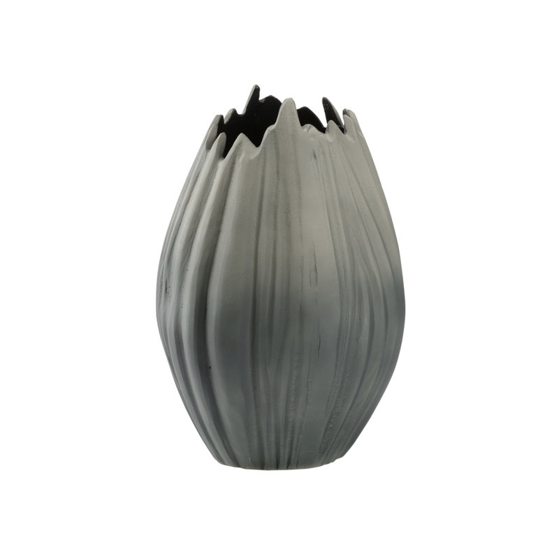 Guave Handmade Aluminum Table Vase, 12" H x 4.75" W x 4.75" D