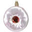 Ornement en verre soufflé Old Christmas de Noël pour arbre de Noël, beignet givré rose-121530662