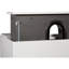 Meuble-lavabo flottant avec lavabo, conception murale pour une décoration de salle de bain moderne et peu encombrante.-886730792