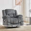 Fauteuil inclinable électrique surdimensionné de 41,3 po avec massage et chauffage-238111303