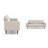 Heros MINIMORE Modern Style 84.3"W Sofia 3Seater Sofa-531502347
