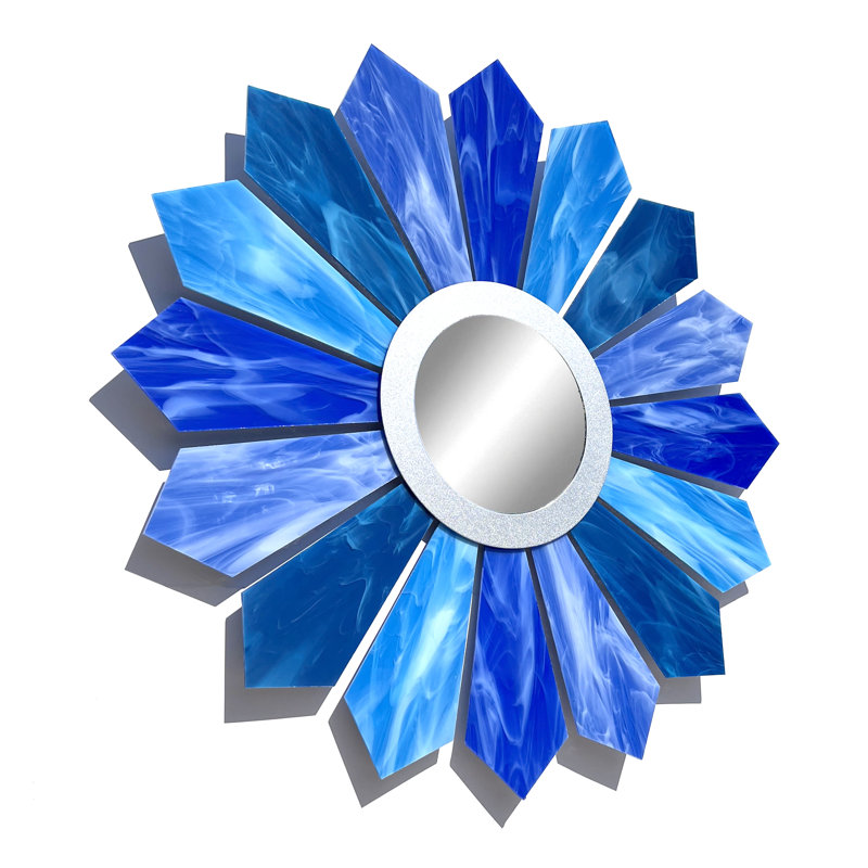 Sunburst Handmade Glass Wall Décor