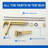 Bathroom Faucet 1 Hole Bathroom Sink Faucet Waterfall Vanity Faucet Single Handle Bathroom Sink Modern-125529147