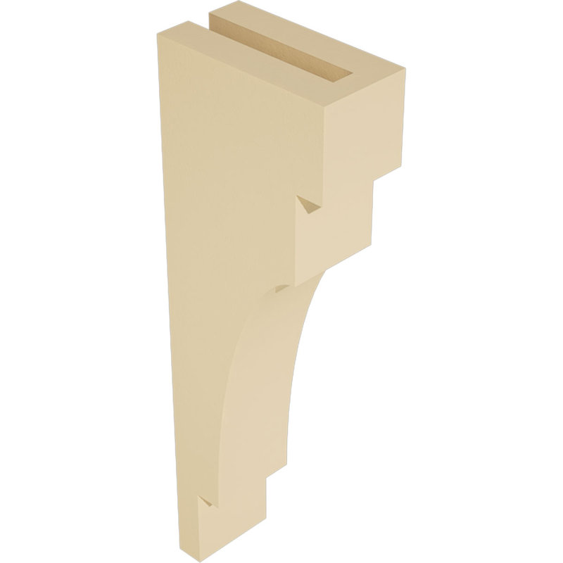 Corbeau d'uréthane méditerranéen Signature, brun clair apprêté, 24 po x 4 po x 8 po