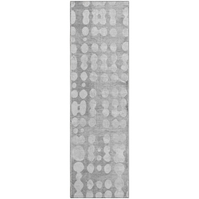 Premium Machine Washable Prisco Gray Rug
