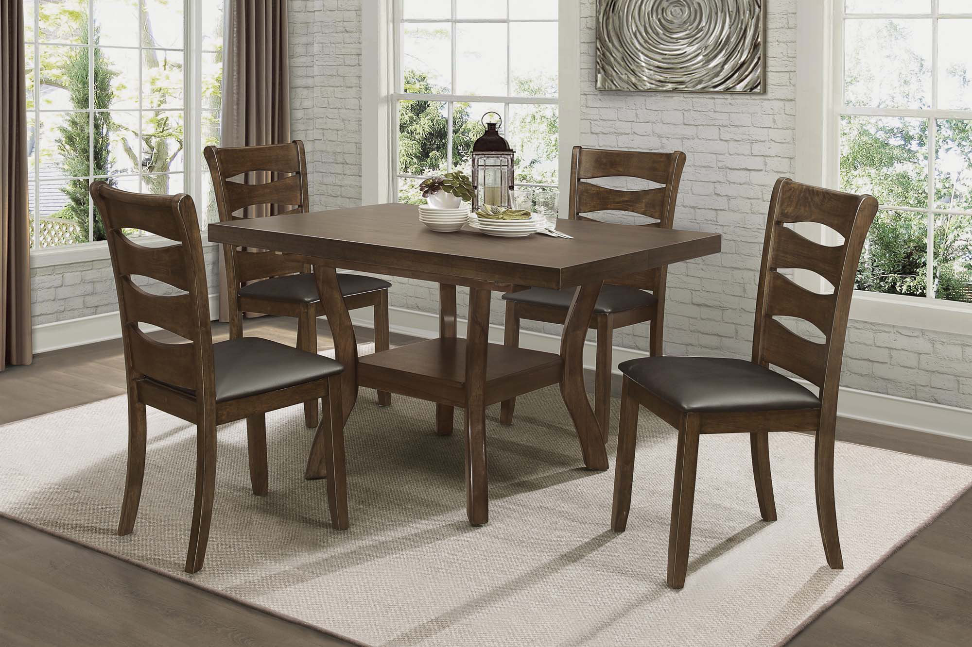 Rosalind Wheeler Brookelynne Extendable Dining Set | Wayfair