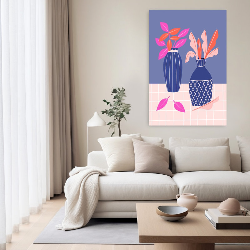 New Autumn Shades Bold Minimalist Modern Landscape Art, H 60 po x l 40 po