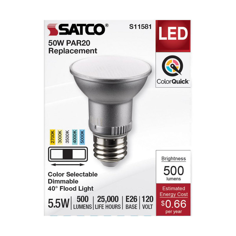 5.5 Watt Gray LED Bulb