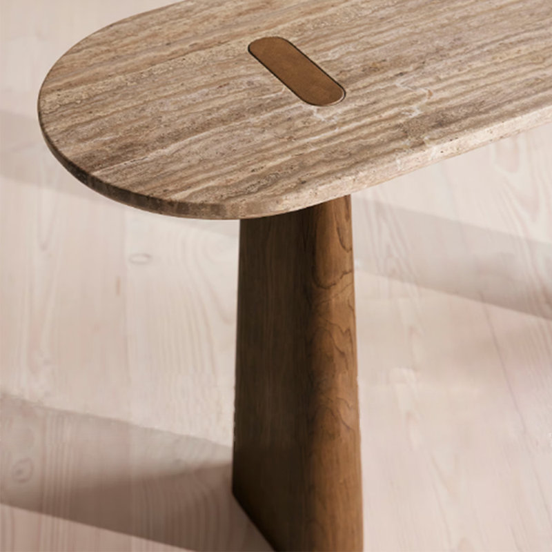 Console en bois massif de style chinois, H 33,5 po x l 49,2 po x P 15 po
