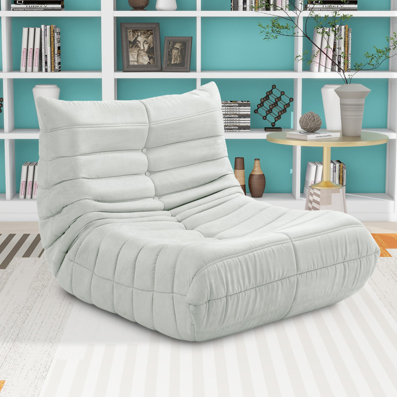 Pinecrest 35,4 po de large, Microfibre/microsuède beige