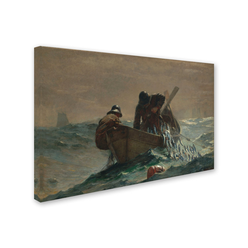 « the hareng net », reproduction sur toile tendue, H 12 po x l 19 po