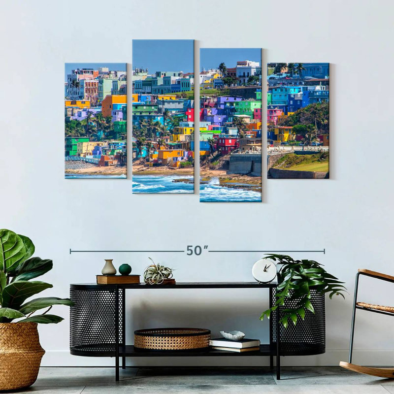 «Colors Of San Juan», reproduction d'art sur toile, H 32 po x l 52 po x P 1,25 po