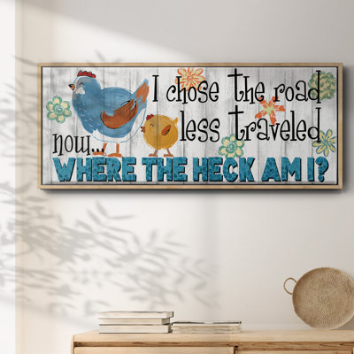 The Road Less - Toile encadrée