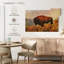 Bison sauvage sur le terrain-491813636