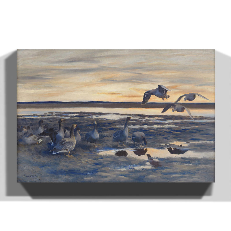 Bruno Liljefors - Wrapped Canvas, 70cm H x 100cm W