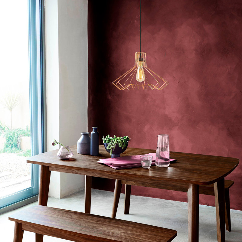 Luminaire suspendu géométrique unique à 1 lumière Ailbert