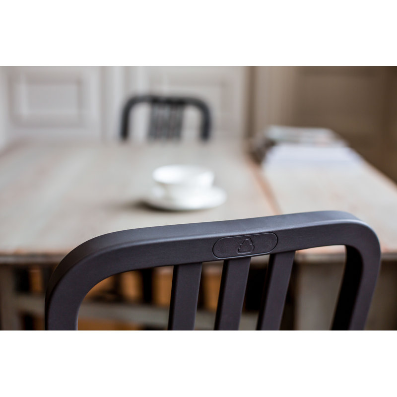 111 Navy® Stool by Coca-Cola, Bar Stool (30" Seat Height), Charcoal