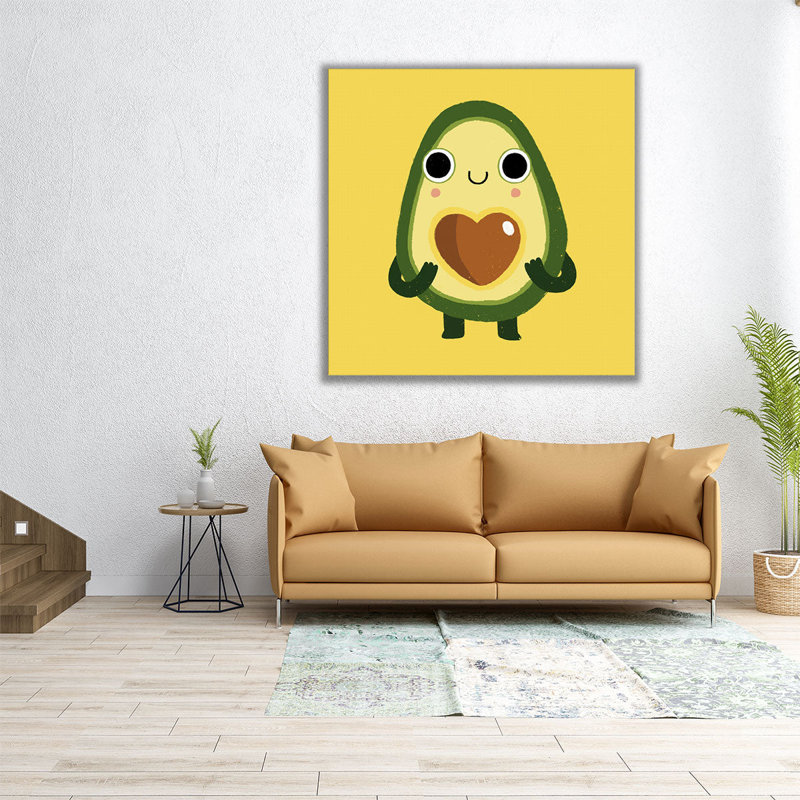 Luvacado - reproduction d'art sur toile, H 12 po x l 12 po