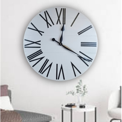 Balisier Wood Wall Clock