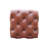 Paris Club Top Grain Leather Tufted Ottoman