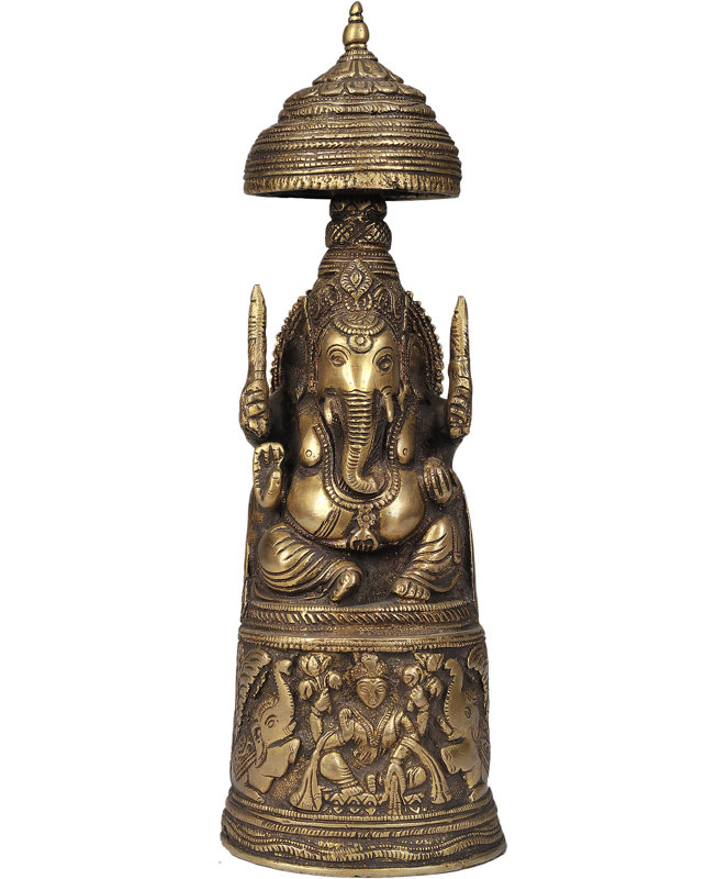 Obidiah le roi Ganesha avec Lakshmi Ji