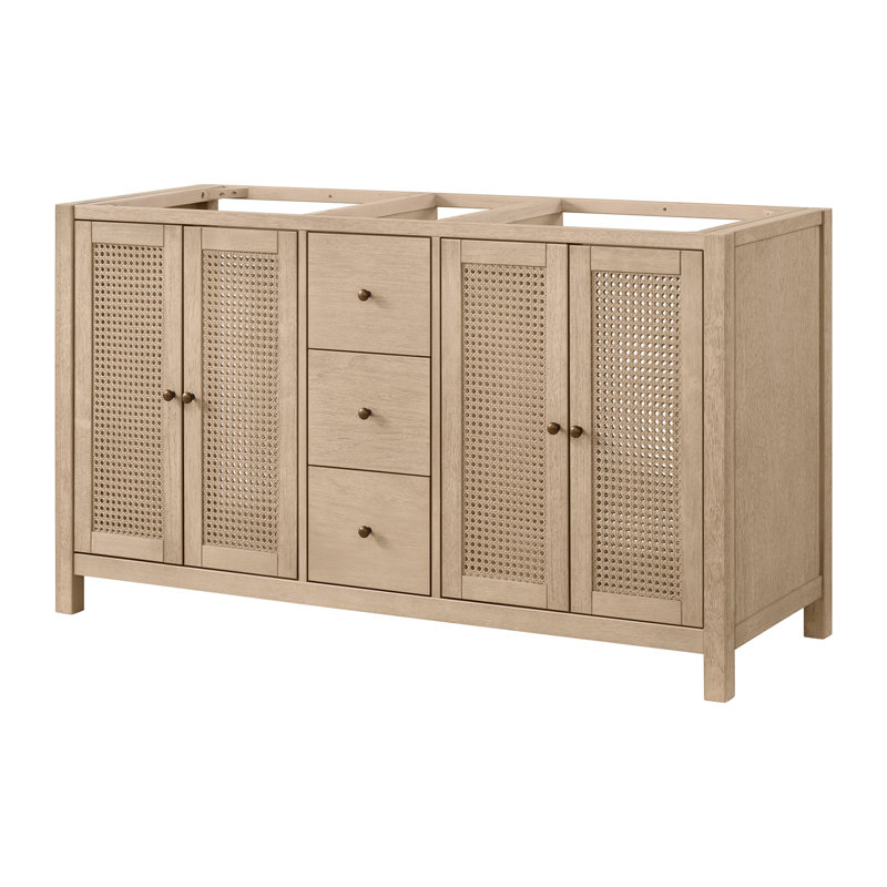 Meuble-lavabo double 60 po Alaterre Furniture Lucca
