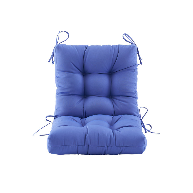 Outdoor 4'' Seat / Back Cushion, Lavender Blue