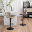 Tabouret de bar pivotant en similicuir Zager-2033200463