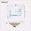 Meuble-lavabo de 24 po avec lavabo en céramique-993447062