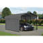 Steel Carport With 1 Side Wall Kit, 10X15X7-96101648