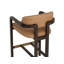 Madrone Upholstered Stool with Solid Wood Frame-1539613470