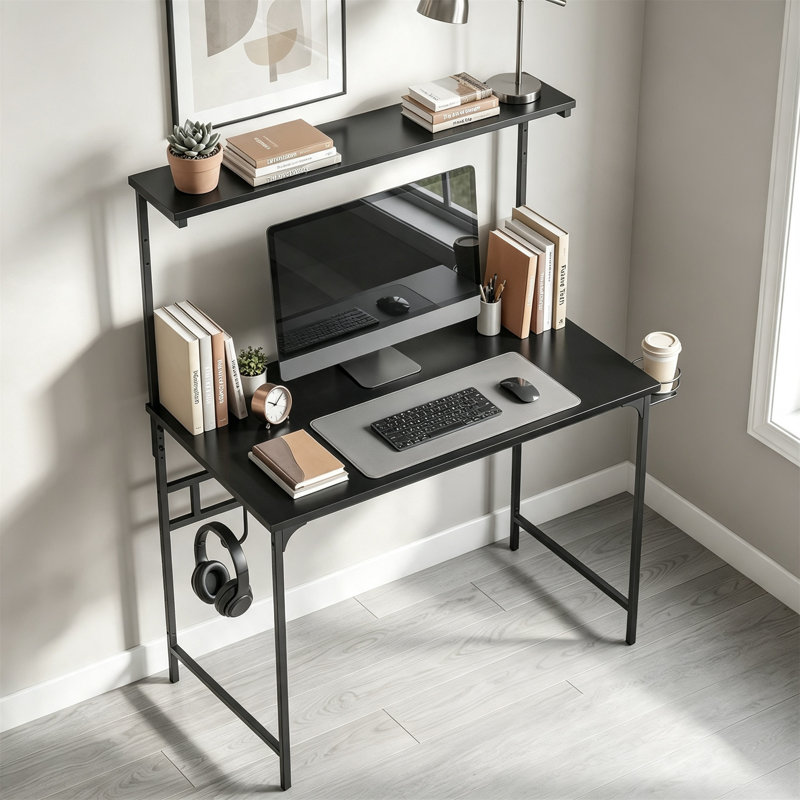 MDF Computer Desk, Black