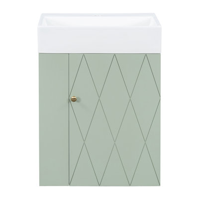 Meuble-lavabo 20 po avec lavabo en céramique