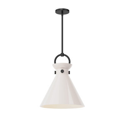 Tiney Single Light Glass Steel Pendant