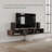 Floating TV Stand, Entertainment Center With LED Light, Solid Wood, Fully-Assembled-1487310370-1487310377