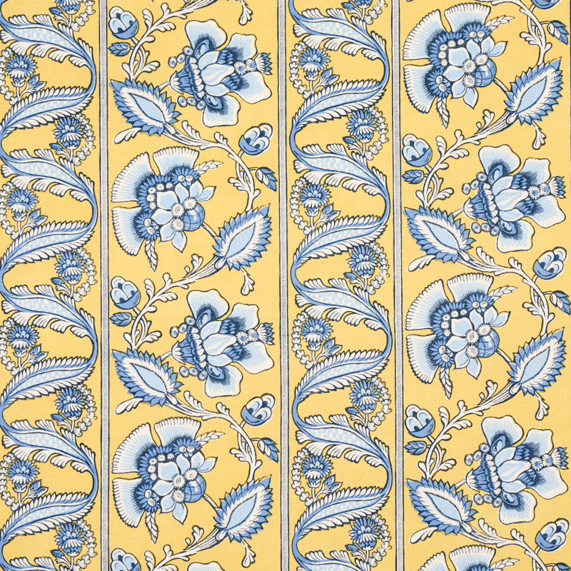 Tissu Marielle, Jaune / Delft