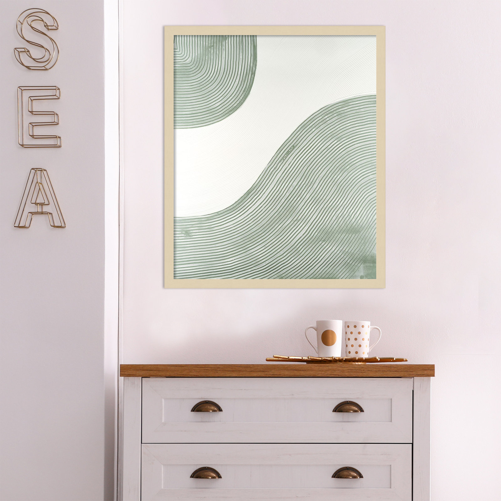 Get Going by Vanna Lam, Brown, 25" H x 21" W x 1" D