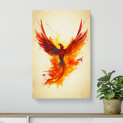Phoenix Minimalism - Wrapped Canvas