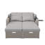 130cm Wide Straight Steel Patio Daybed-1190970618