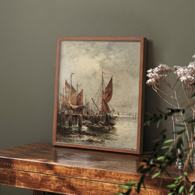 Vintage Nautical Print XXXII - impression encadrée