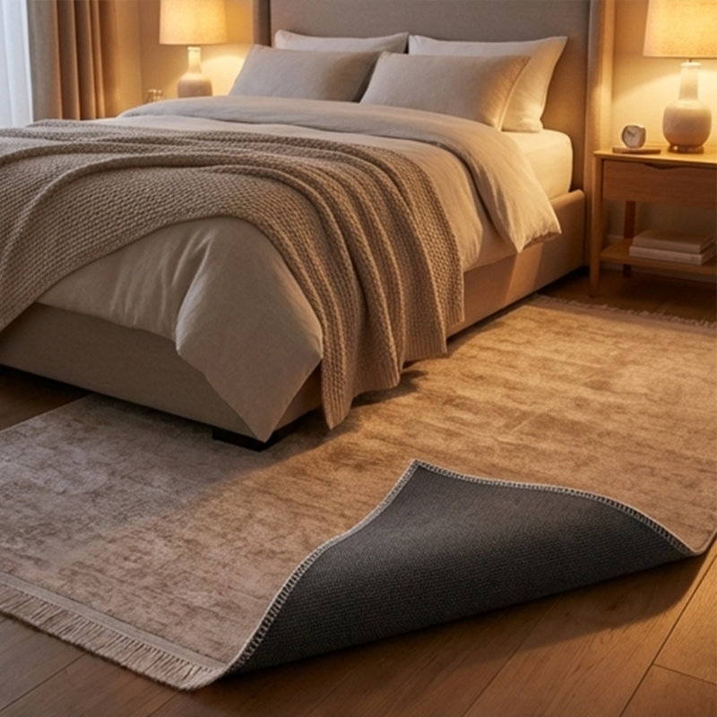 Tapis en velours délavé Lorilea