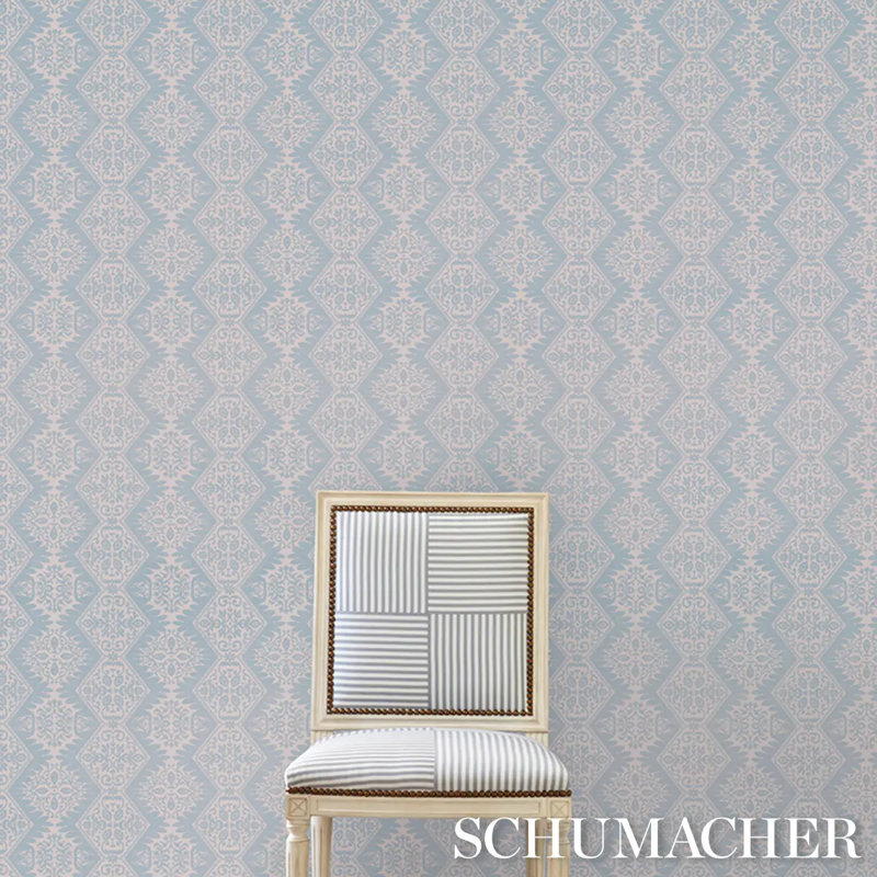 Berkeley Wallpaper, Blue