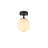 Elara 1 - Light 5.9" Globe Glass Cap Semi-Flush Mount