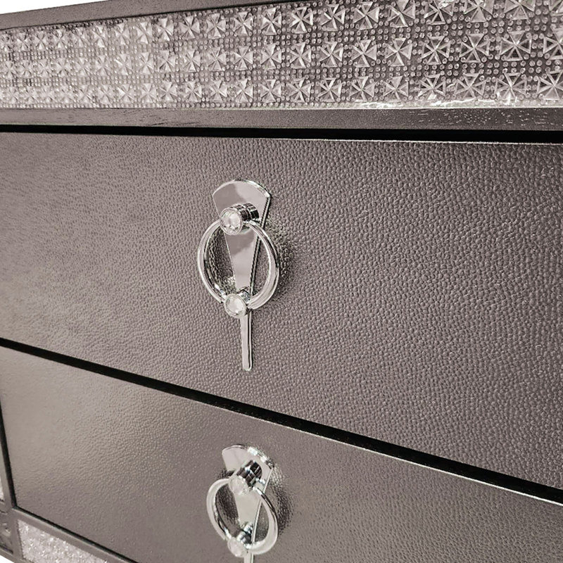 Mobilier de chambre à coucher 1 pièce Glam Style