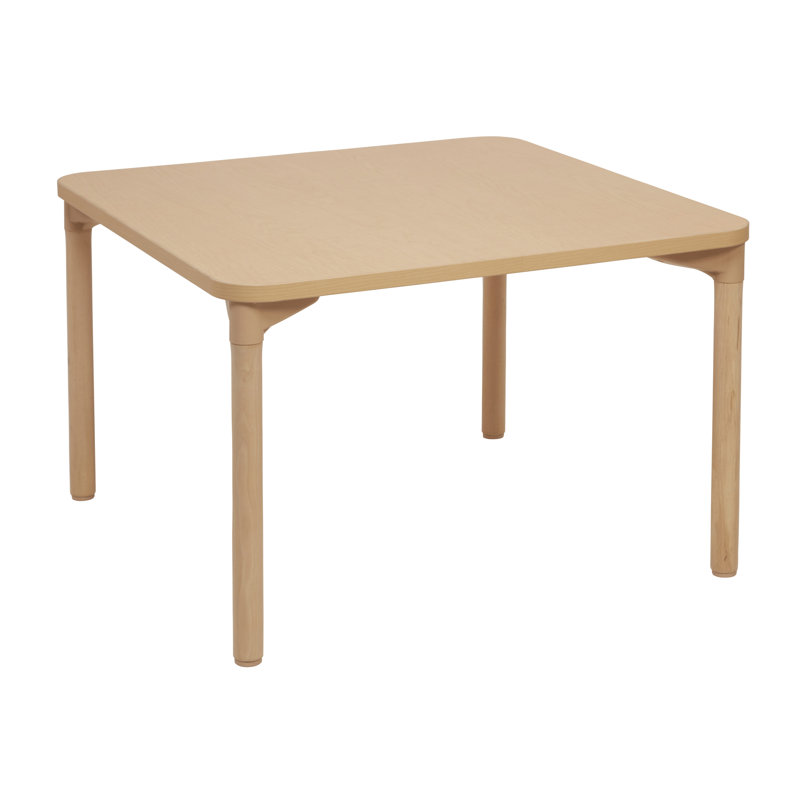 Carré - Table d'activités pour étudiants, Érable, H 20 po x L 36 po x l 36 po